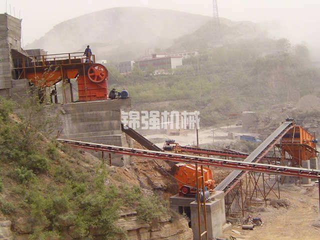 花岗岩制砂工艺